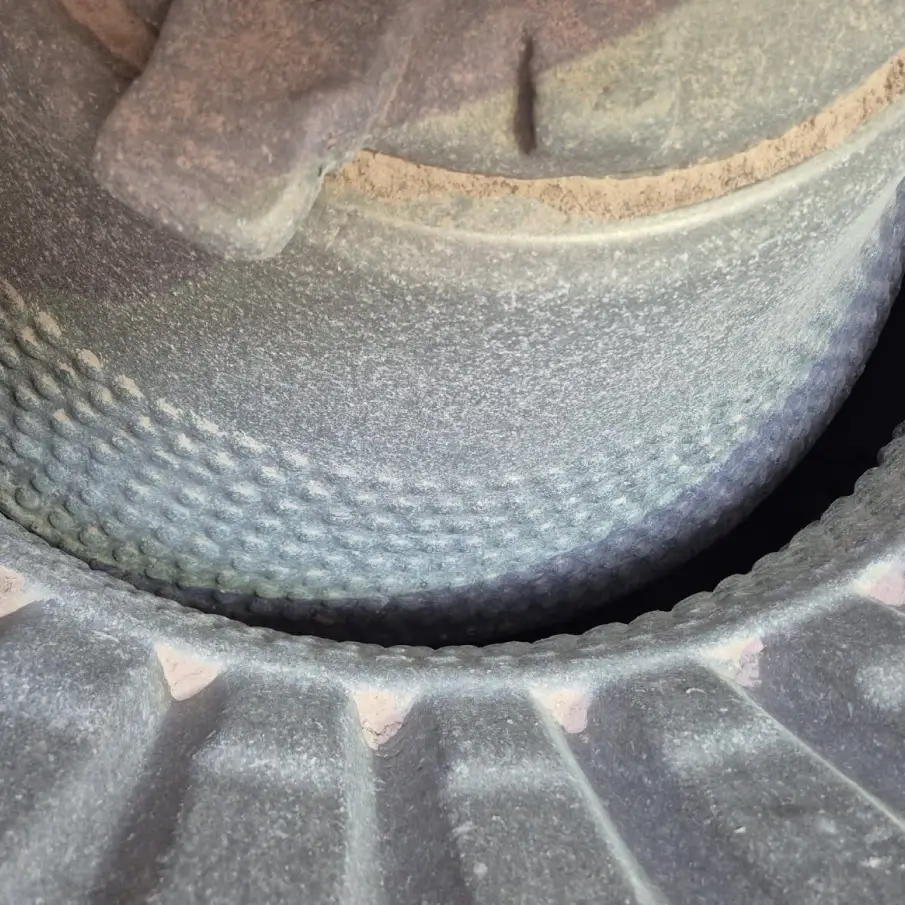 Zbliżenie płaszcza kruszarki